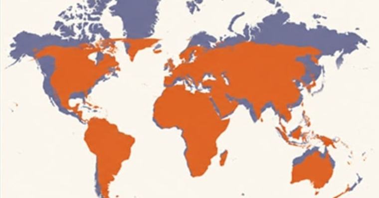 Svet je dobil nov zemljevid sveta, Američani edini proti