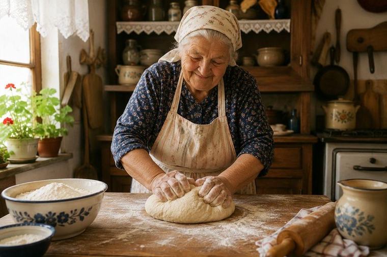 Babičin slan zavitek, ki se za vedno zapiše v spomin: doma bo božansko dišalo, jed pa se bo topila v ustih (nostalgija vstopa skozi velika vrata)