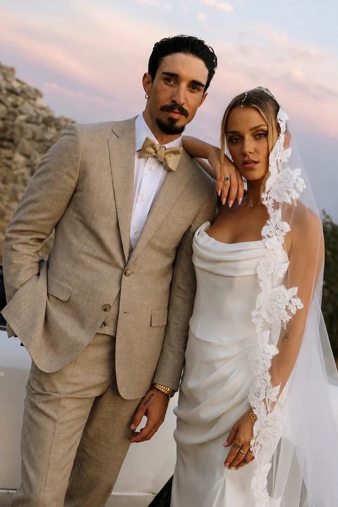 Kaja in Šime Vrsaljko sedem let ljubezni okronala s poroko (Suzy)