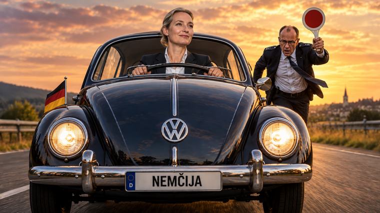 Volkswagen odpušča, AfD vodi, Merz se potaplja
