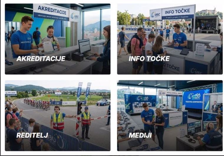 Bi bili radi del EP v cestnem kolesarstvu 2026? Pridruži se prostovoljski ekipi KZS!